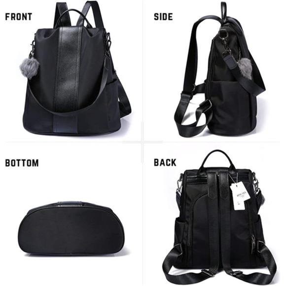 Women Backpack Purse Waterproof Anti-theft Rucksack Lightweight Shoulder Bag - Picture 3 of 6